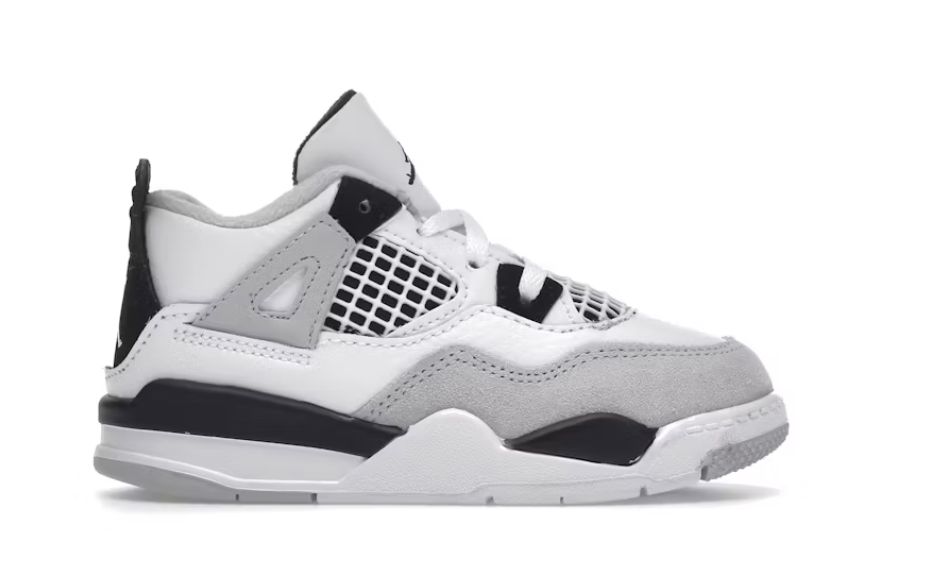 Jordan 4 Retro Military Black (TD) Size 2c, DS BRAND NEW*