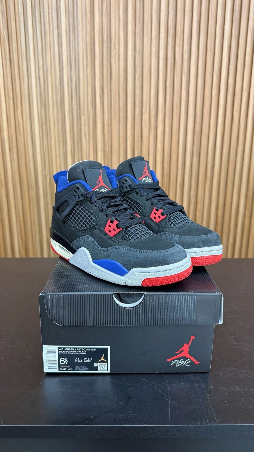 Jordan 4 Retro Rare Air (GS) Size 6.5Y, PREOWNED