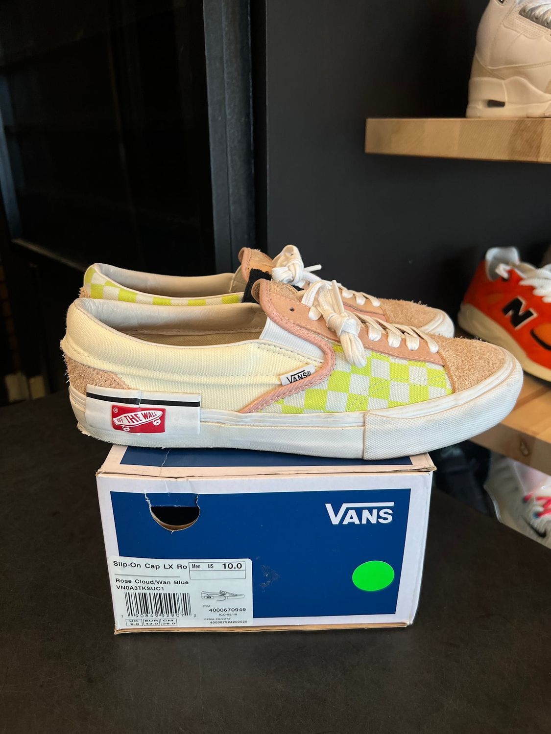 Vans Slip-On Cap LX 'Deconstructed' Size 10, PREOWNED