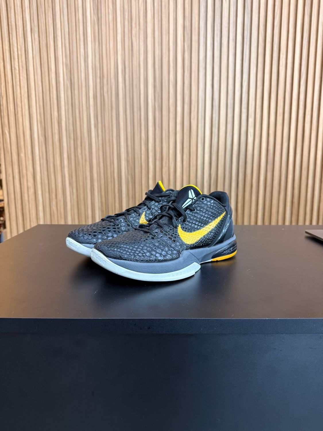 Nike Kobe 6 Black Del Sol Size 8.5, PREOWNED NO BOX*