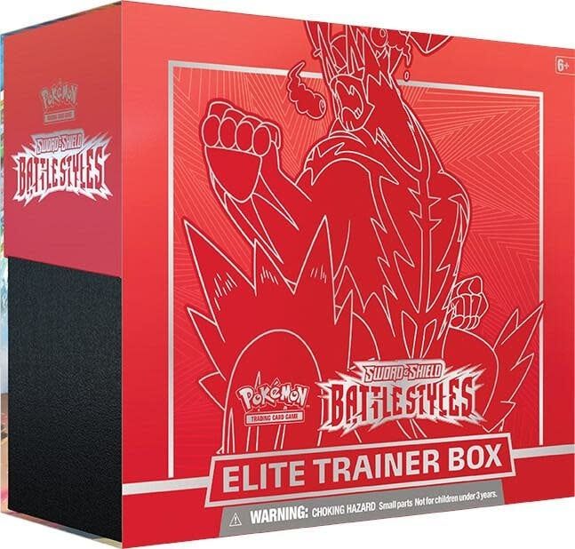 Pokemon Battle Styles Elite Trainer Box Single Strike Urshifu Red