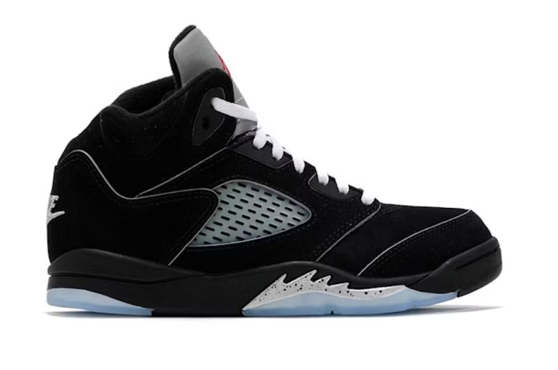 Jordan 5 Retro OG Black Metallic Reimagined (PS) Size 3, DS BRAND NEW*