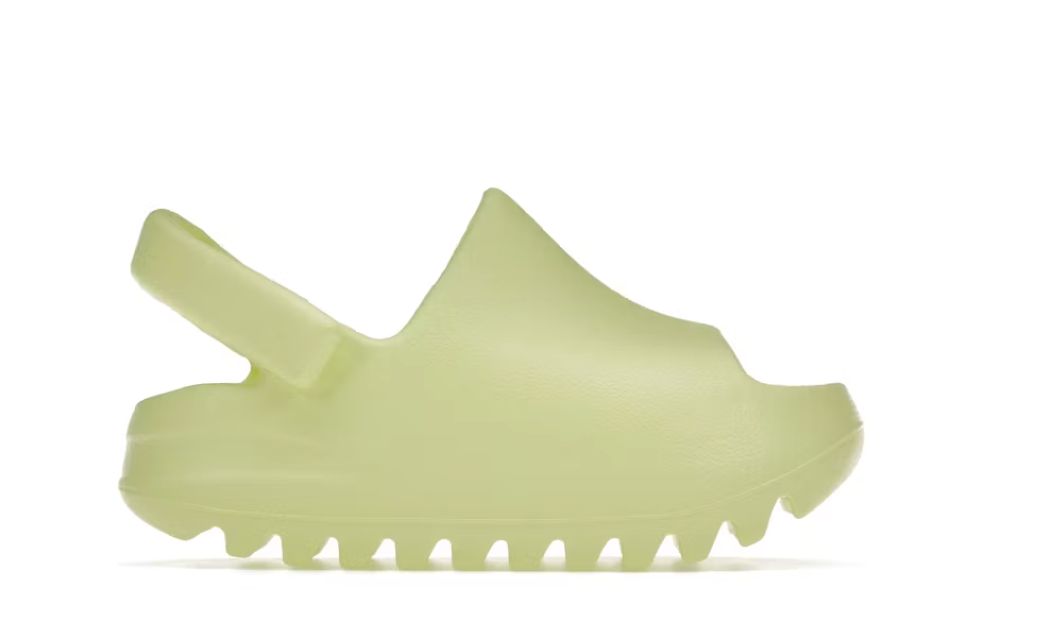 adidas Yeezy Slide Glow Green (2022) (Kids) Size 3, DS BRAND NEW*
