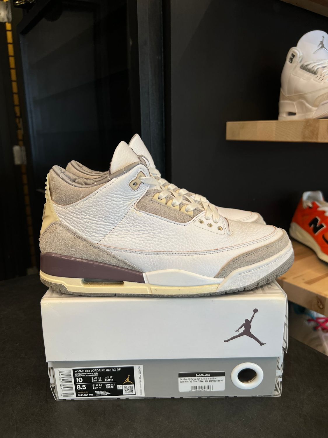 Jordan 3 Retro SP A Ma Maniére (Women's) Size 10W, PREOWNED*