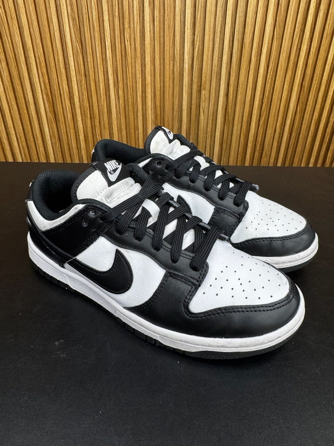 Nike Dunk Low Retro White Black Panda (Women's) Size 7W, PREOWNED NO BOX