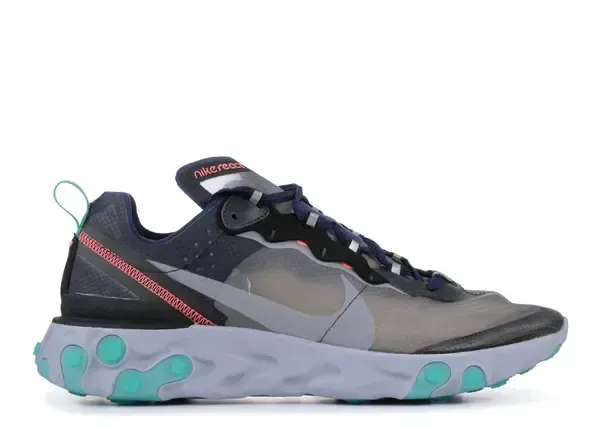 Nike React Element 87 Black Neptune Green Size 9, DS BRAND NEW*