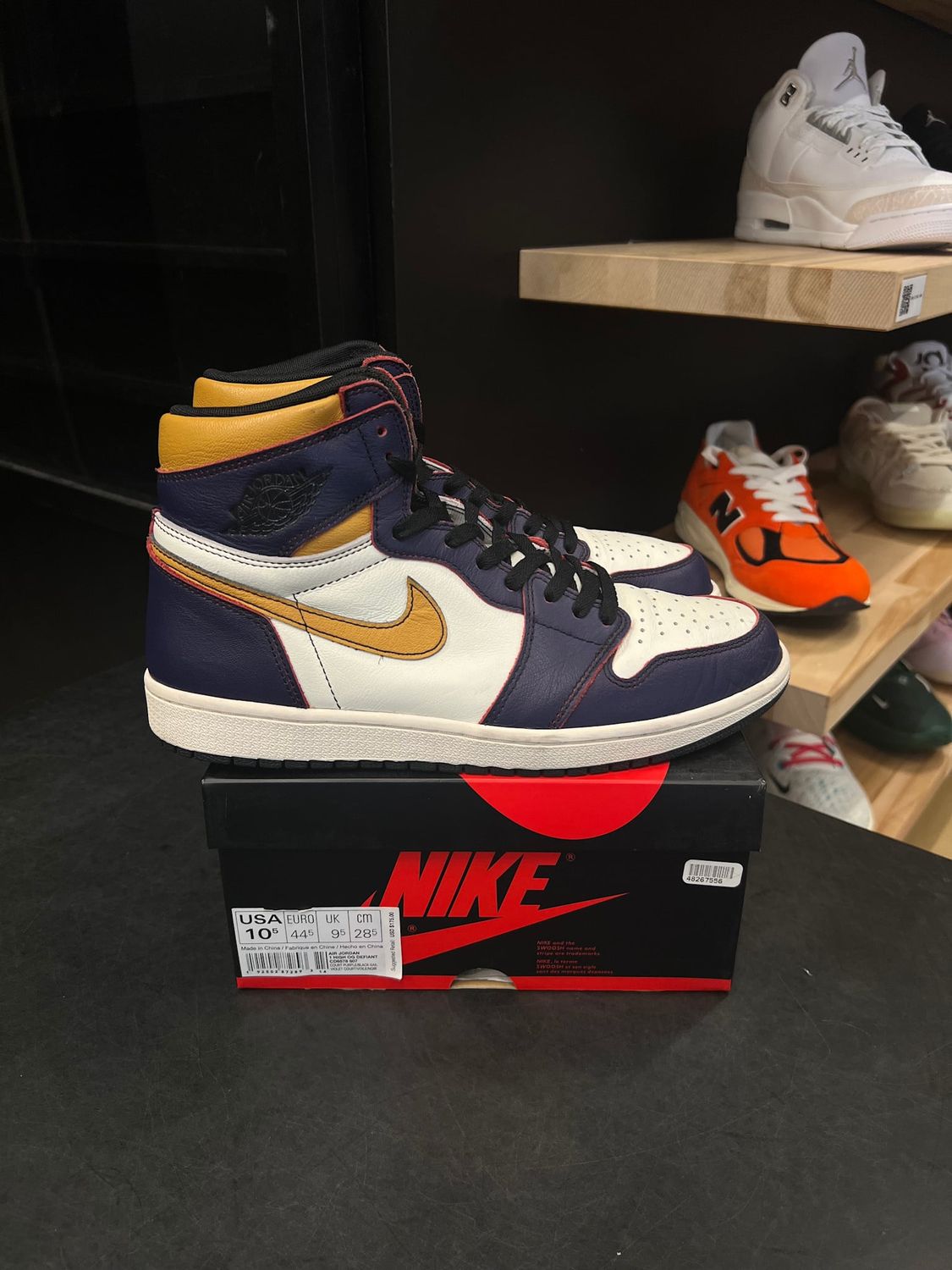 Jordan 1 Retro High OG Defiant SB LA to Chicago Size 10.5, PREOWNED*