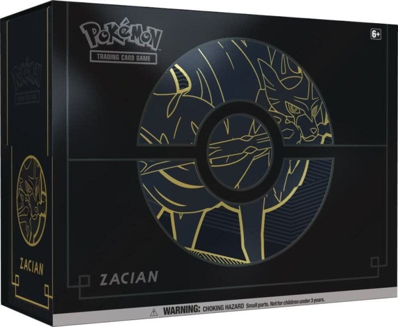 Pokemon Sword &amp; Shield Elite Trainer Box Plus Zacian (SMALL RIP)