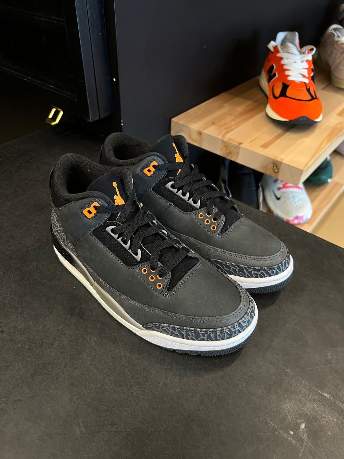 Jordan 3 Retro Fear Pack (2023) Size 7.5, PREOWNED*