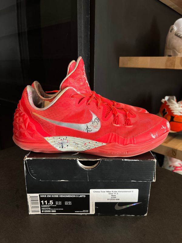 Nike Zoom Kobe Venomenon 5 Limited China Tour Size 11.5, PREOWNED