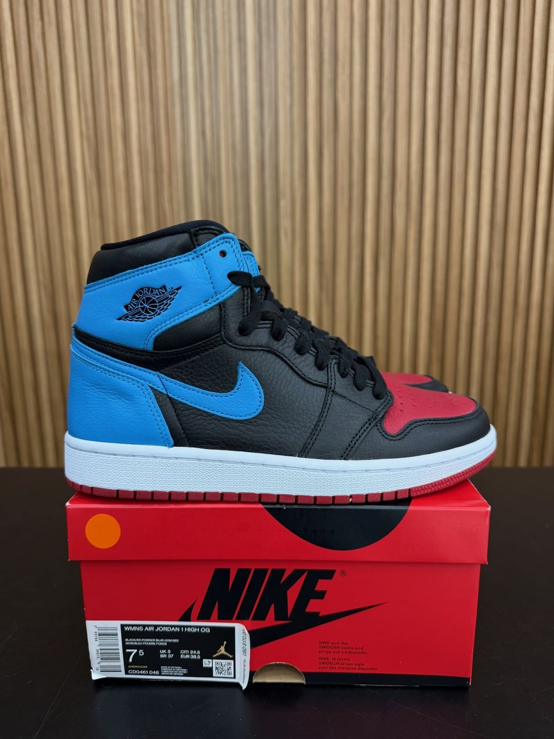 Jordan 1 Retro High NC to Chi (Women's) Size 7.5W, PREOWNED*