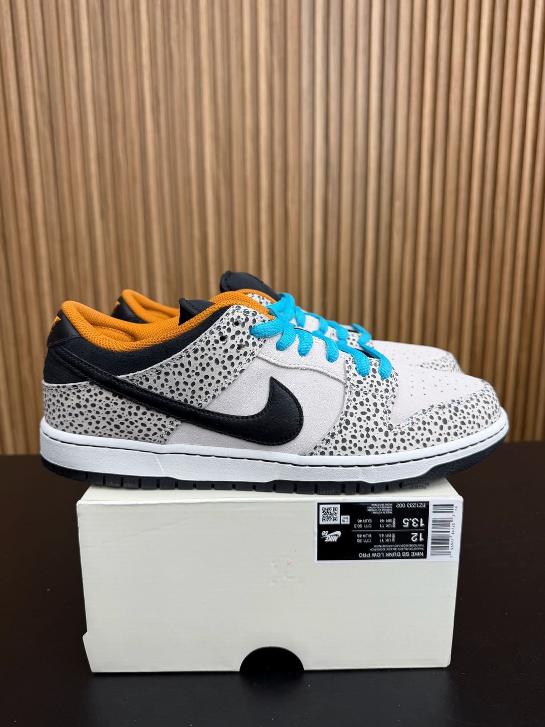 Nike SB Dunk Low Electric Pack Olympic Safari Size 12, PREOWNED HALF BOX*
