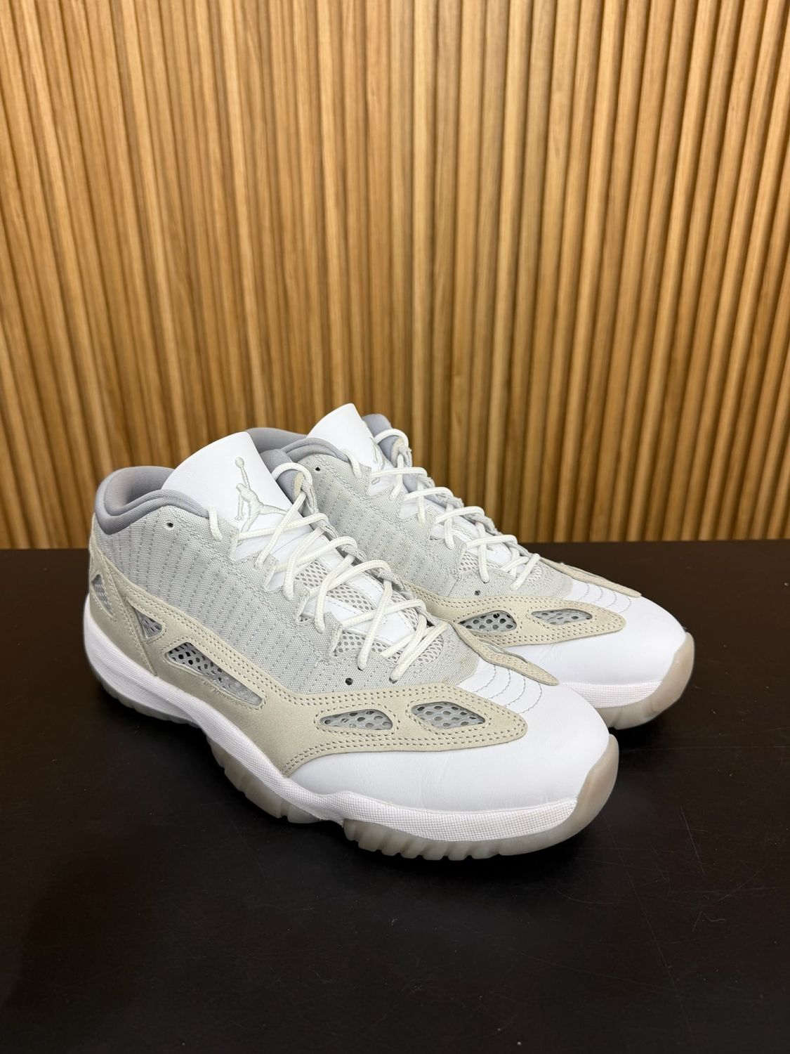 Jordan 11 Retro Low IE Light Orewood Brown Size 12, PREOWNED NO BOX