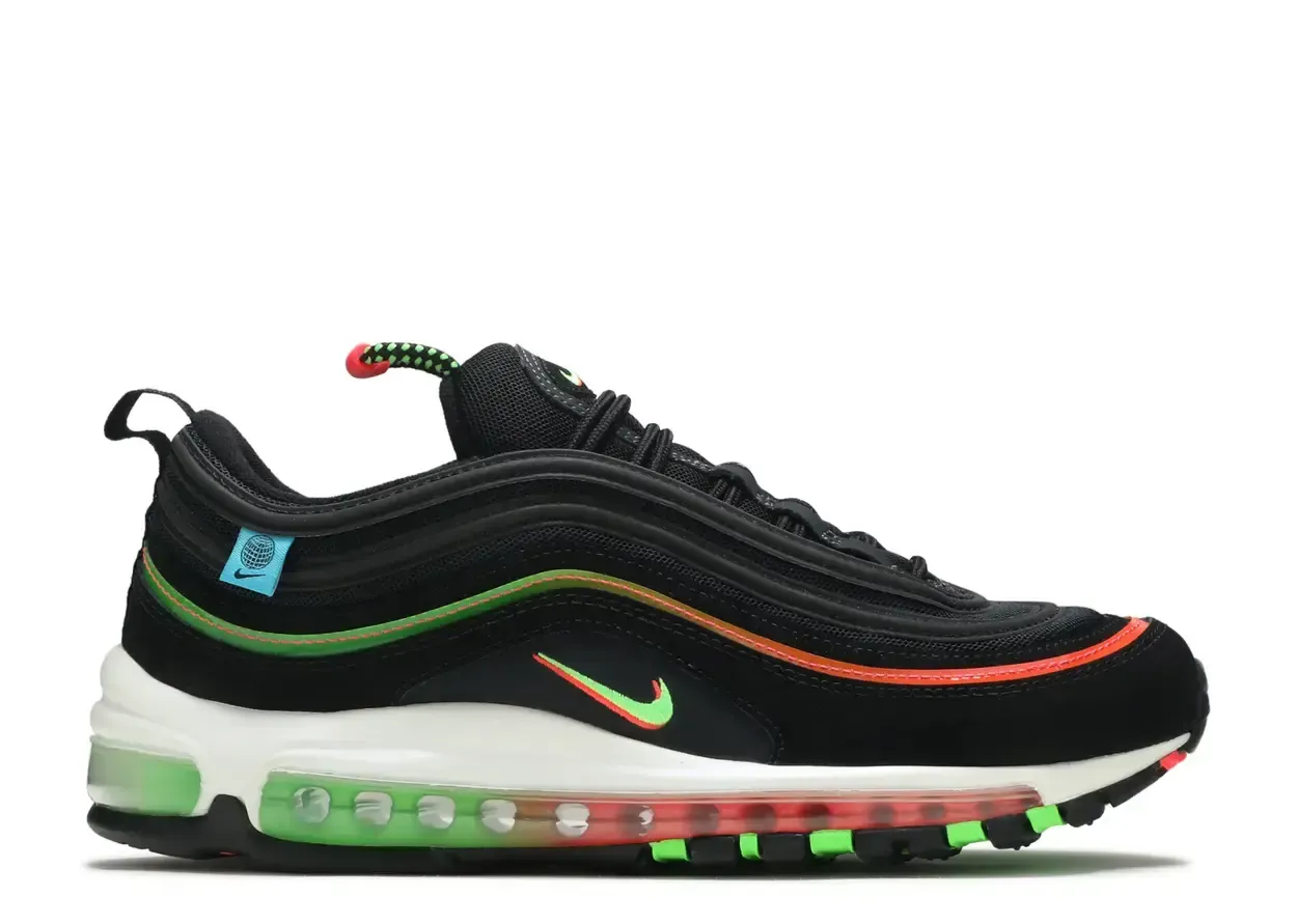 Nike Air Max 97 Worldwide Black Size 10.5, DS BRAND NEW NO BOX
