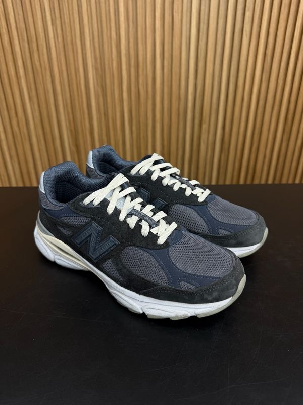 New Balance 990v3 MiUSA Kith Steel Blue Size 9, PREOWNED NO BOX