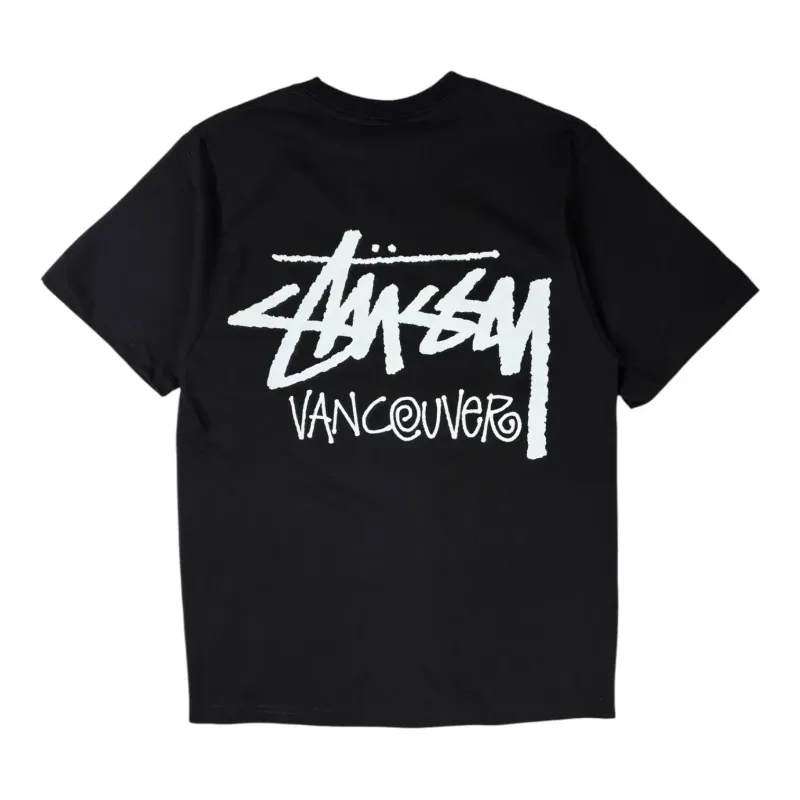 Stussy Vancouver Tee Black Size Large, DS BRAND NEW