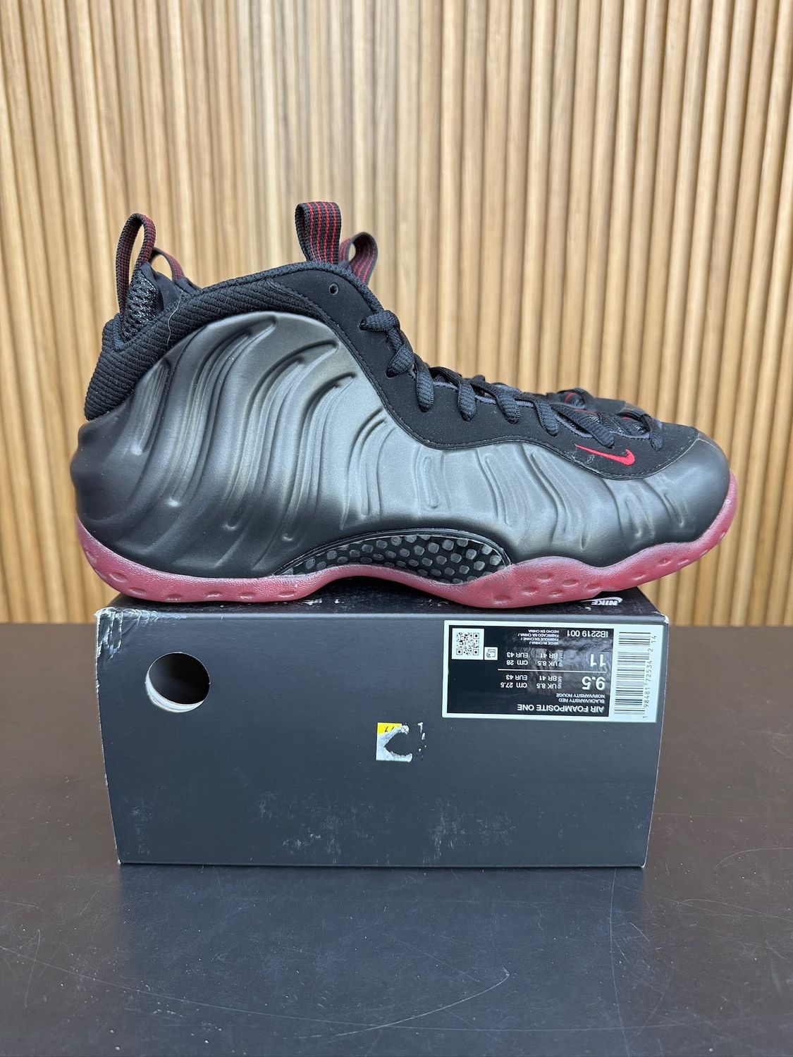 Nike Air Foamposite One Cough Drop (2025) Size 9.5, PREOWNED HALF BOX*