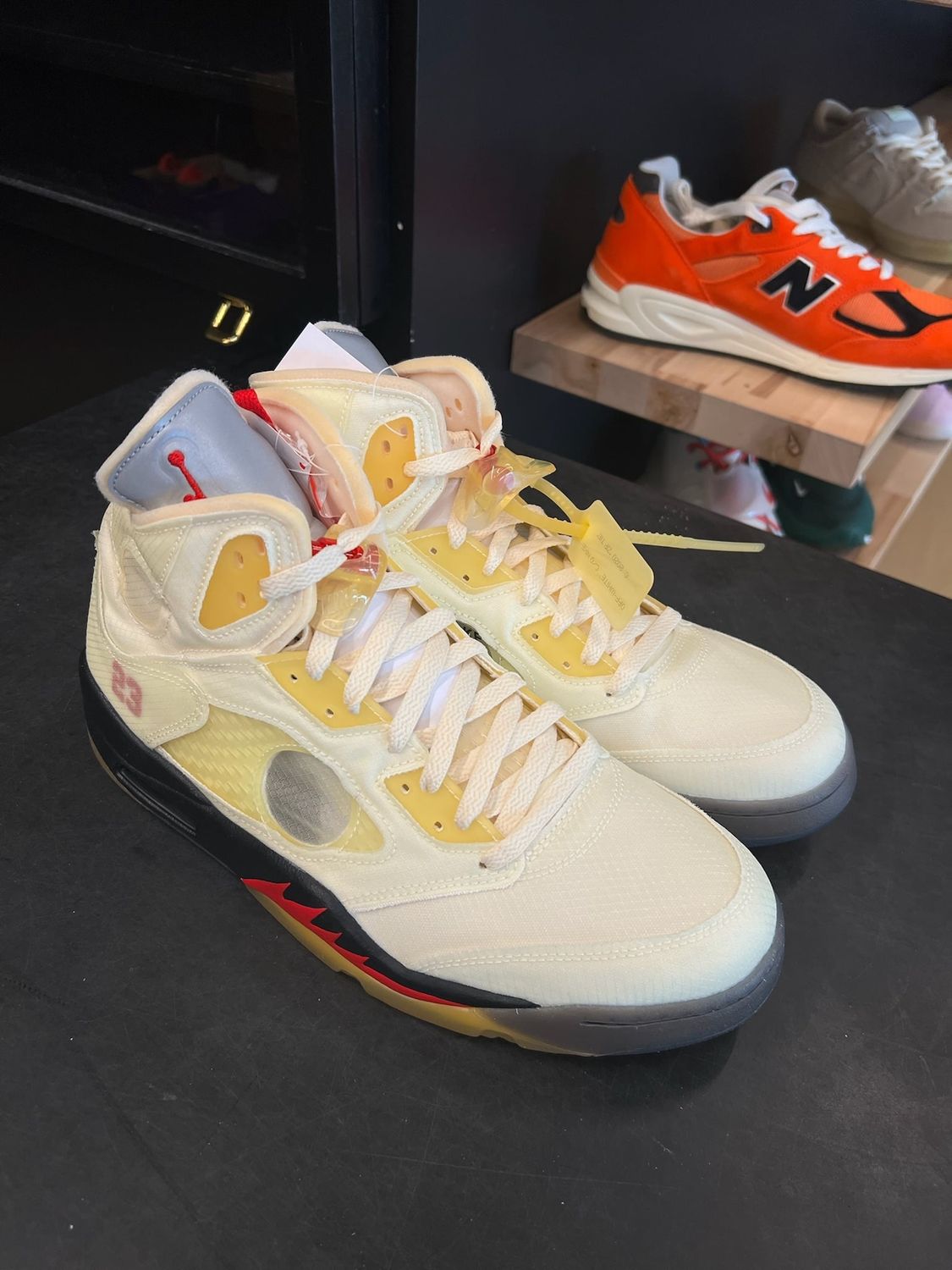 Jordan 5 Retro Off-White Sail Size 12, DS BRAND NEW NO BOX*