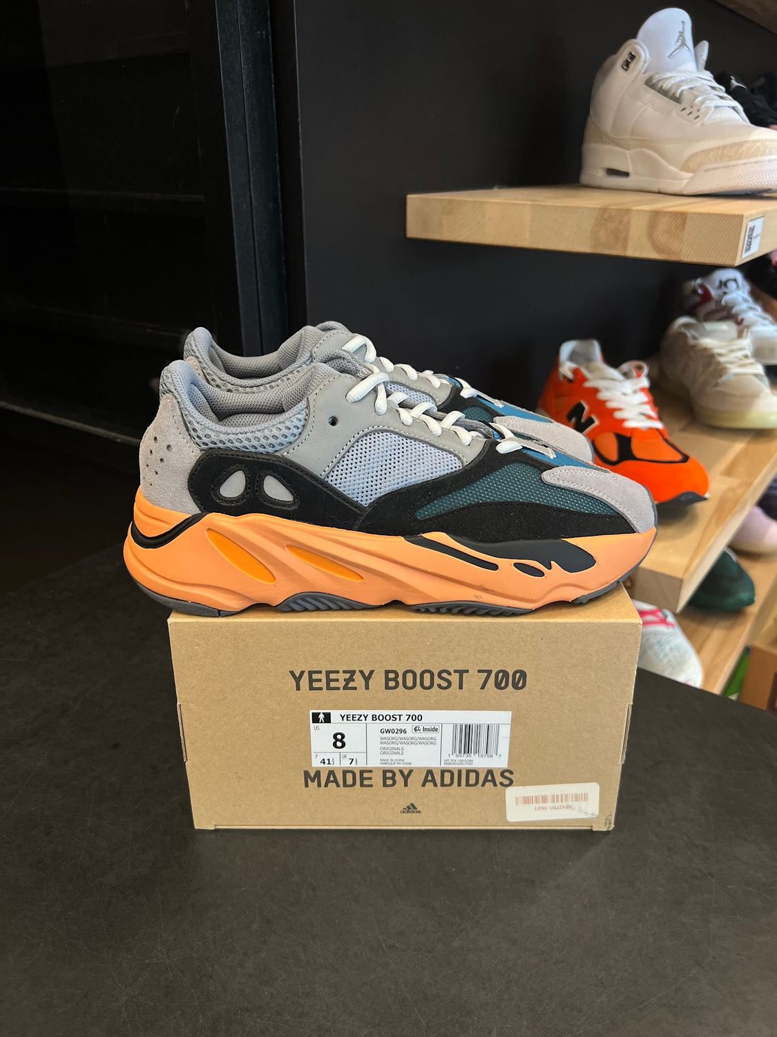 adidas Yeezy Boost 700 Wash Orange Size 8, PREOWNED*
