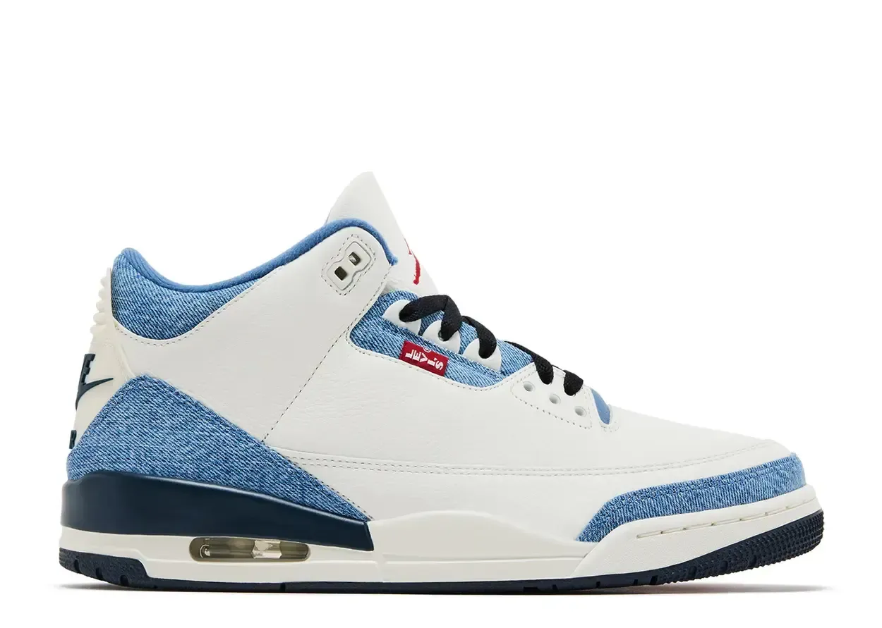 Jordan 3 Retro Levi’s All-Star Size 10.5, DS BRAND NEW DAMAGED LID