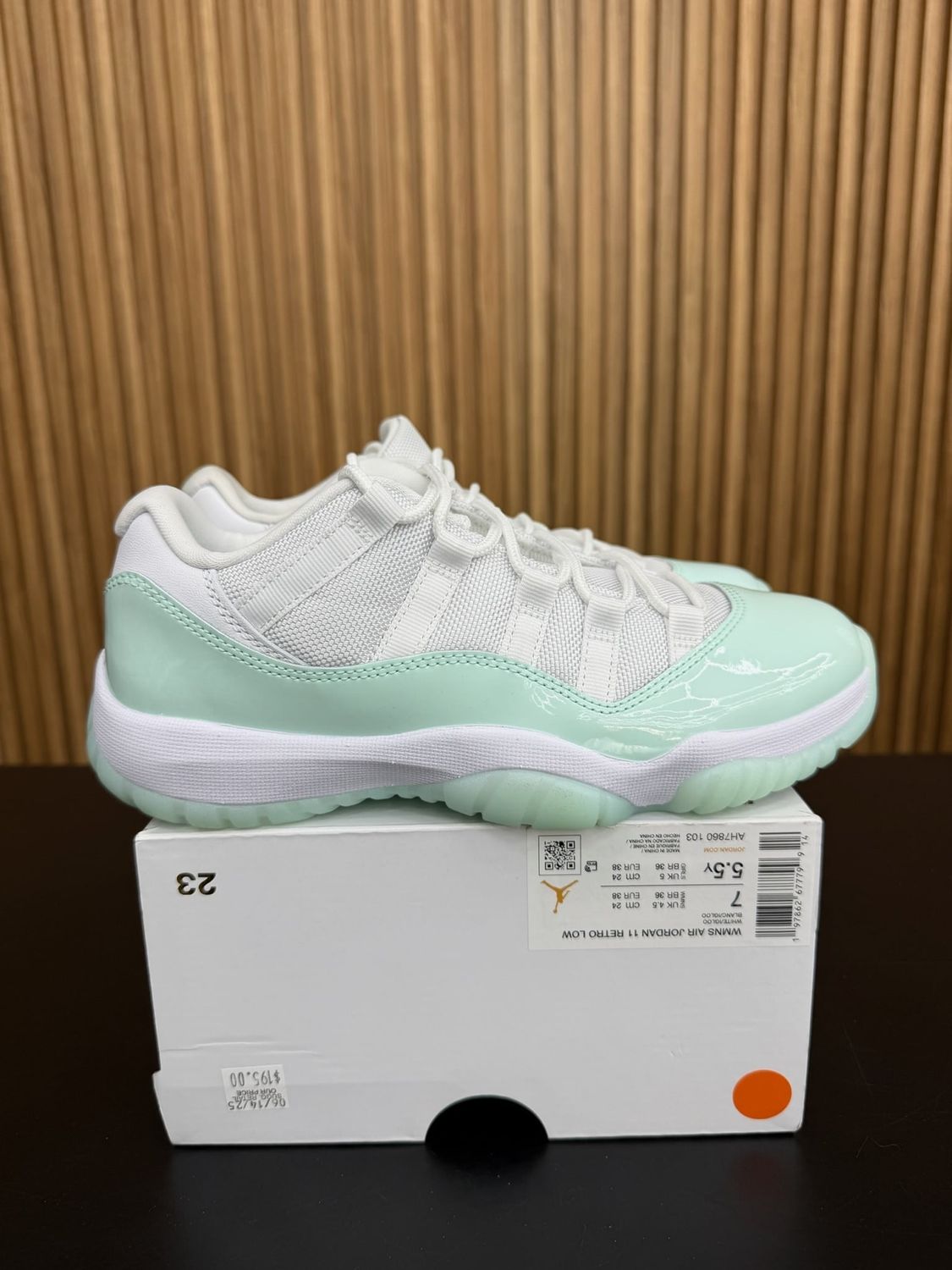 Jordan 11 Retro Low Igloo (Women's) Size 7W, DS BRAND NEW HALF BOX