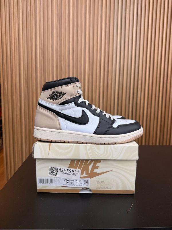 Jordan 1 Retro High OG Latte (Women's)  Size 10.5W, PREOWNED*