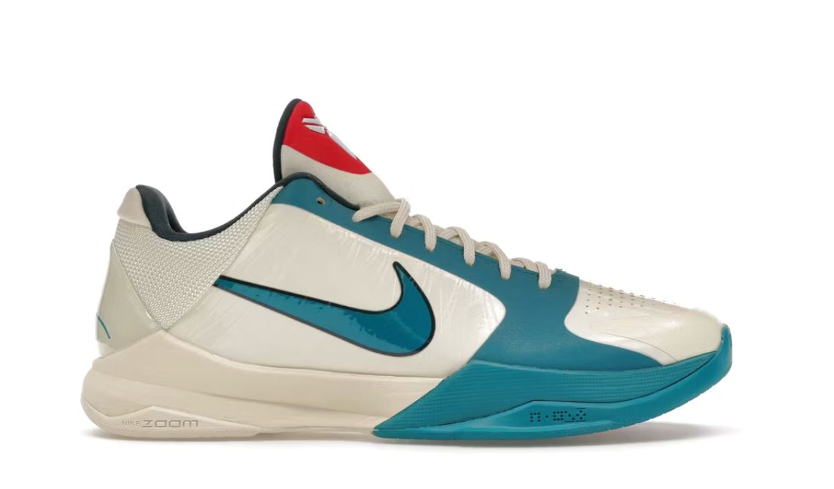 Nike Kobe 5 Protro Caitlin Clark Coconut Milk Spruce Size 8, DS BRAND NEW*