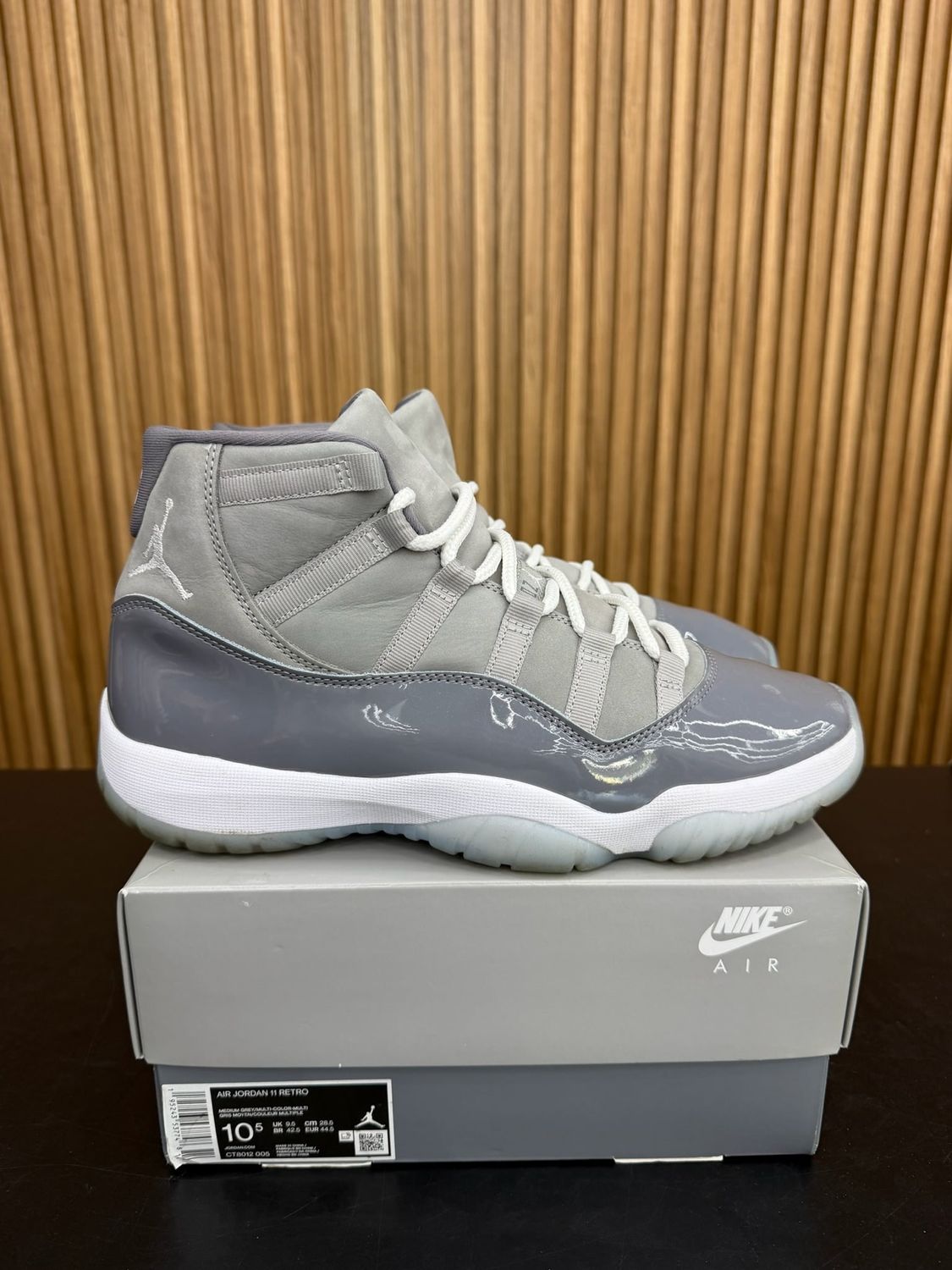 Jordan 11 Retro Cool Grey (2021) Size 10.5, PREOWNED