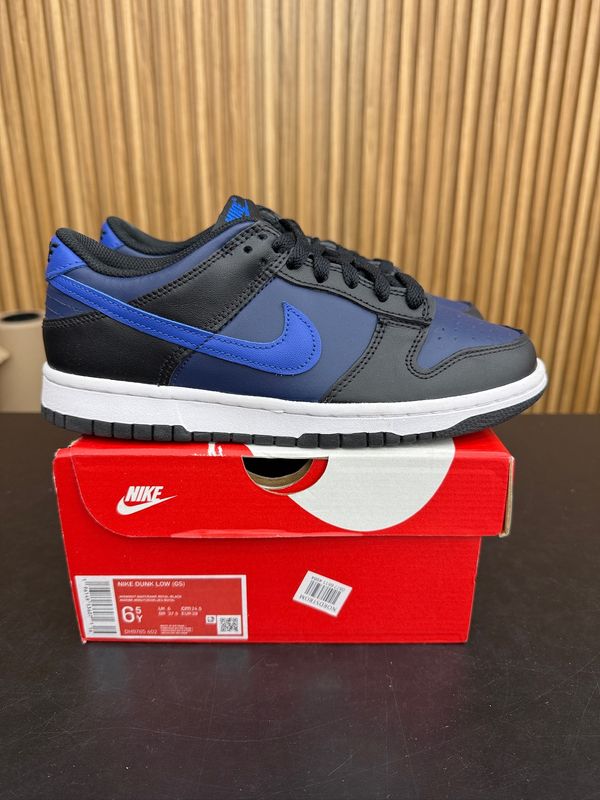 Nike Dunk Low Midnight Navy (GS) Size 6.5, PREOWNED