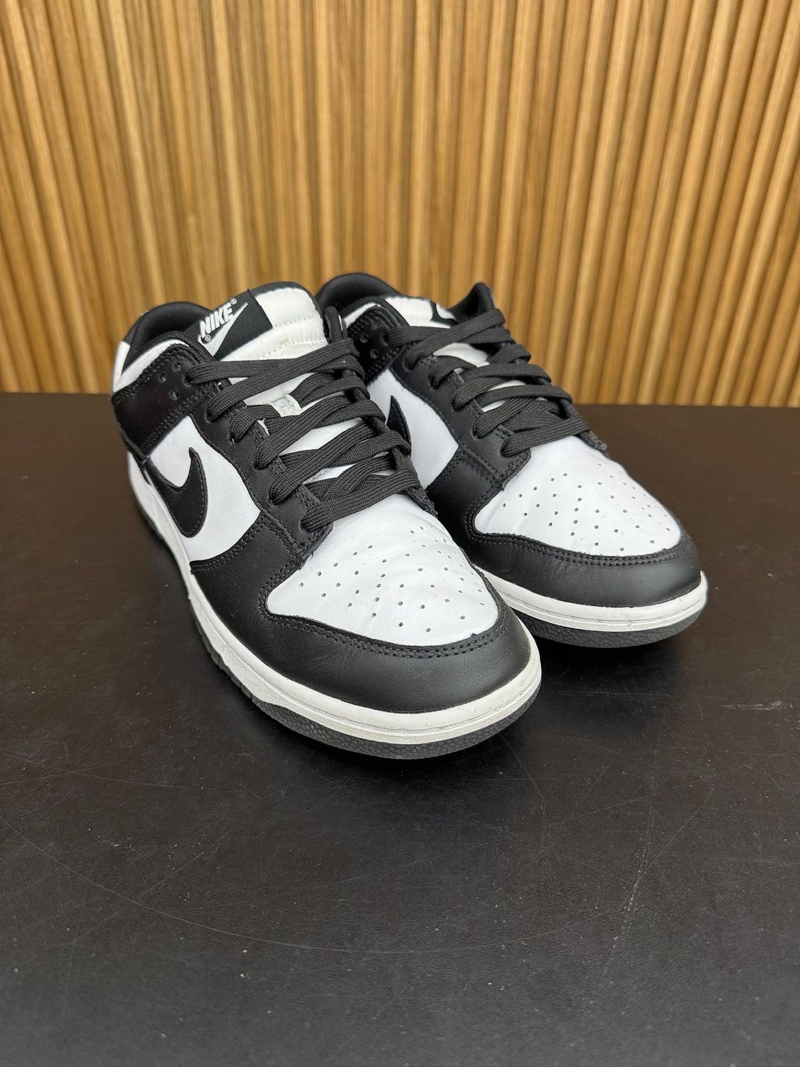Nike Dunk Low Retro White Black Panda Size 8, PREOWNED NO BOX