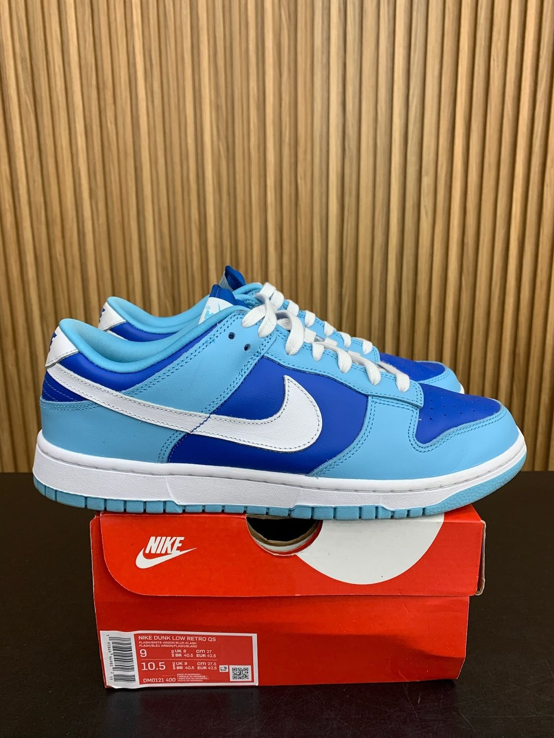 Nike Dunk Low Retro QS Argon (2022) Size 9, PREOWNED*
