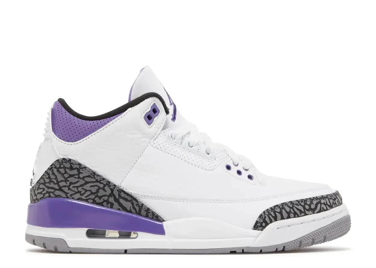 Jordan 3 Retro Dark Iris Size 11, DS BRAND NEW*