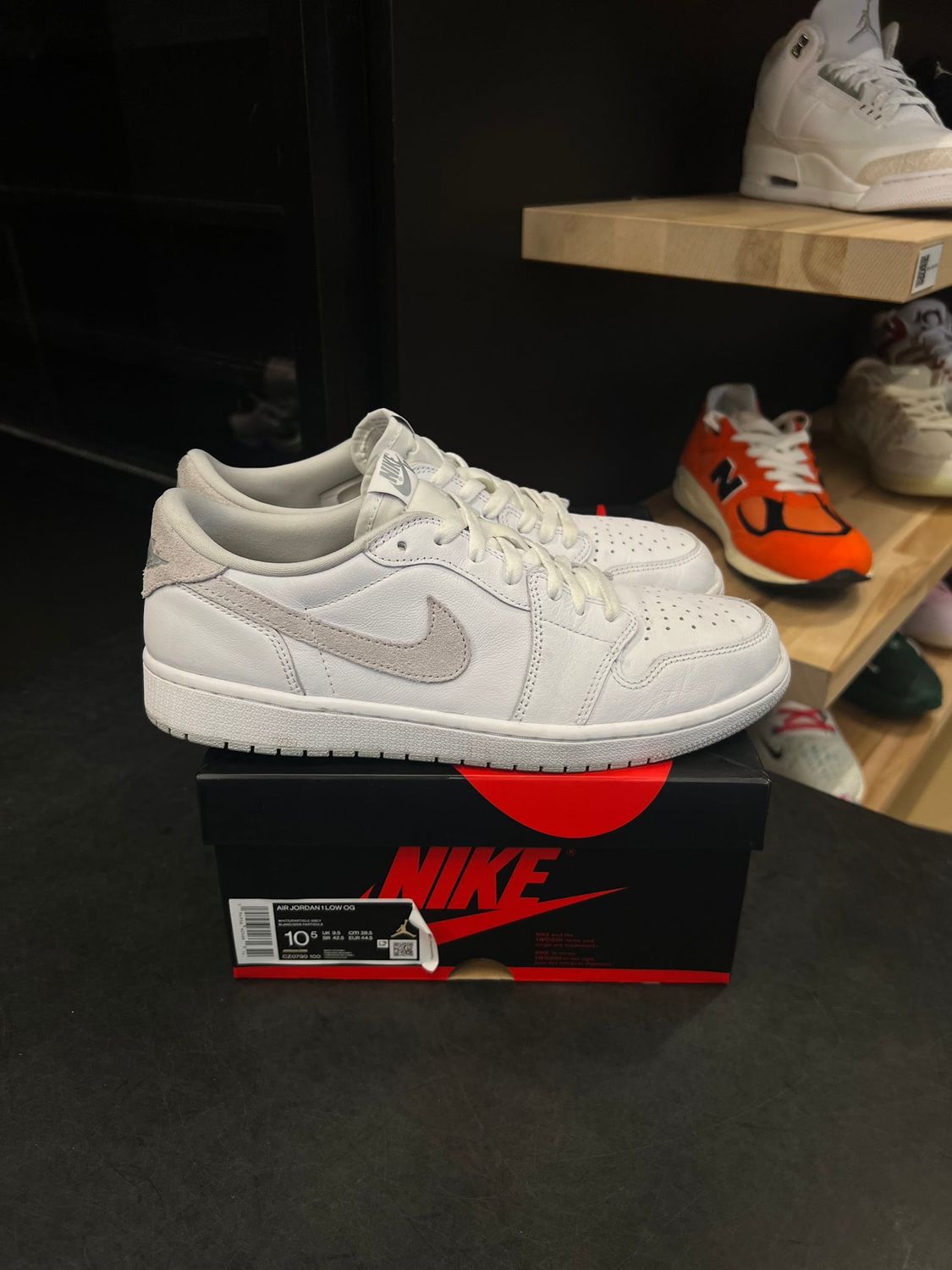 Jordan 1 Low OG Neutral Grey (2021/2024) Size 10.5, PREOWNED*