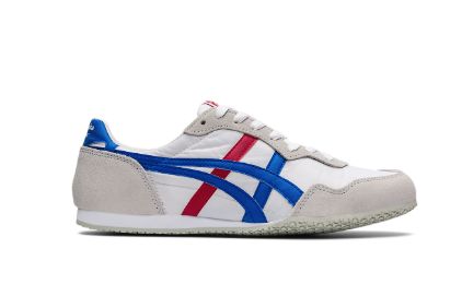 Onitsuka Tiger Serrano White Directoire Blue Red Size 4.5, DS BRAND NEW*