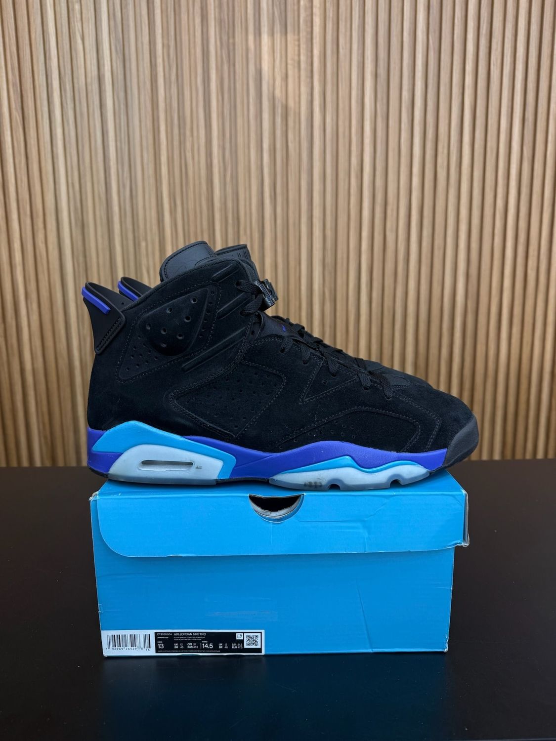Jordan 6 Retro Aqua Size 13, PREOWNED*