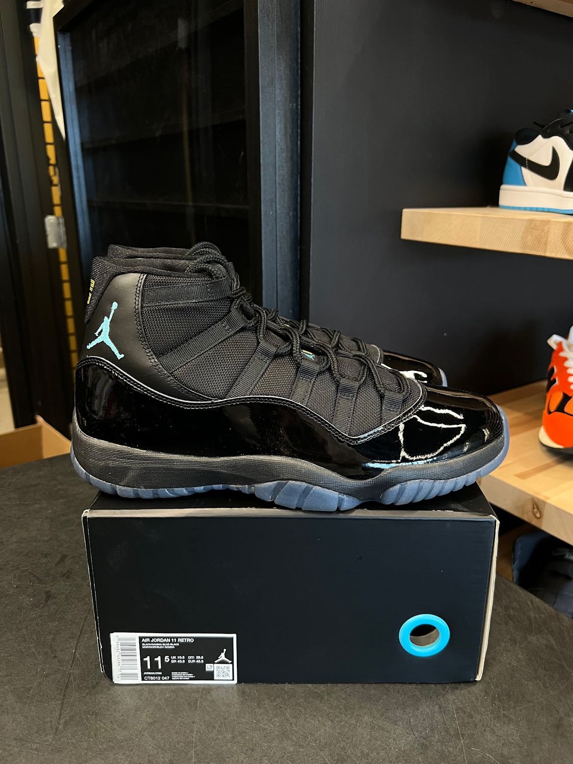 Jordan 11 Retro Gamma Blue (2025) Size 11.5, PREOWNED*