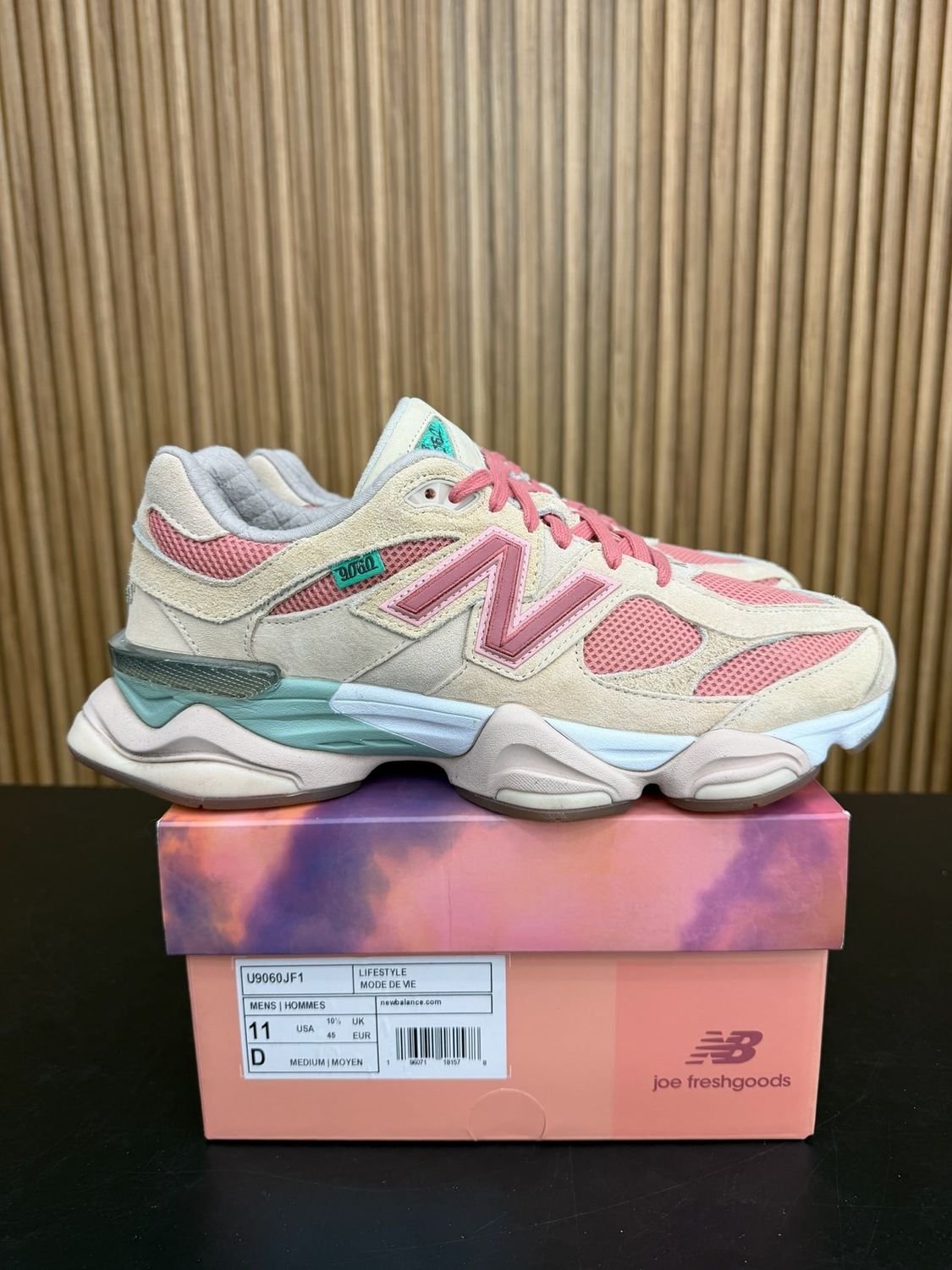 New Balance 9060 Joe Freshgoods Inside Voices Penny Cookie Pink Size 11, PREOWNED