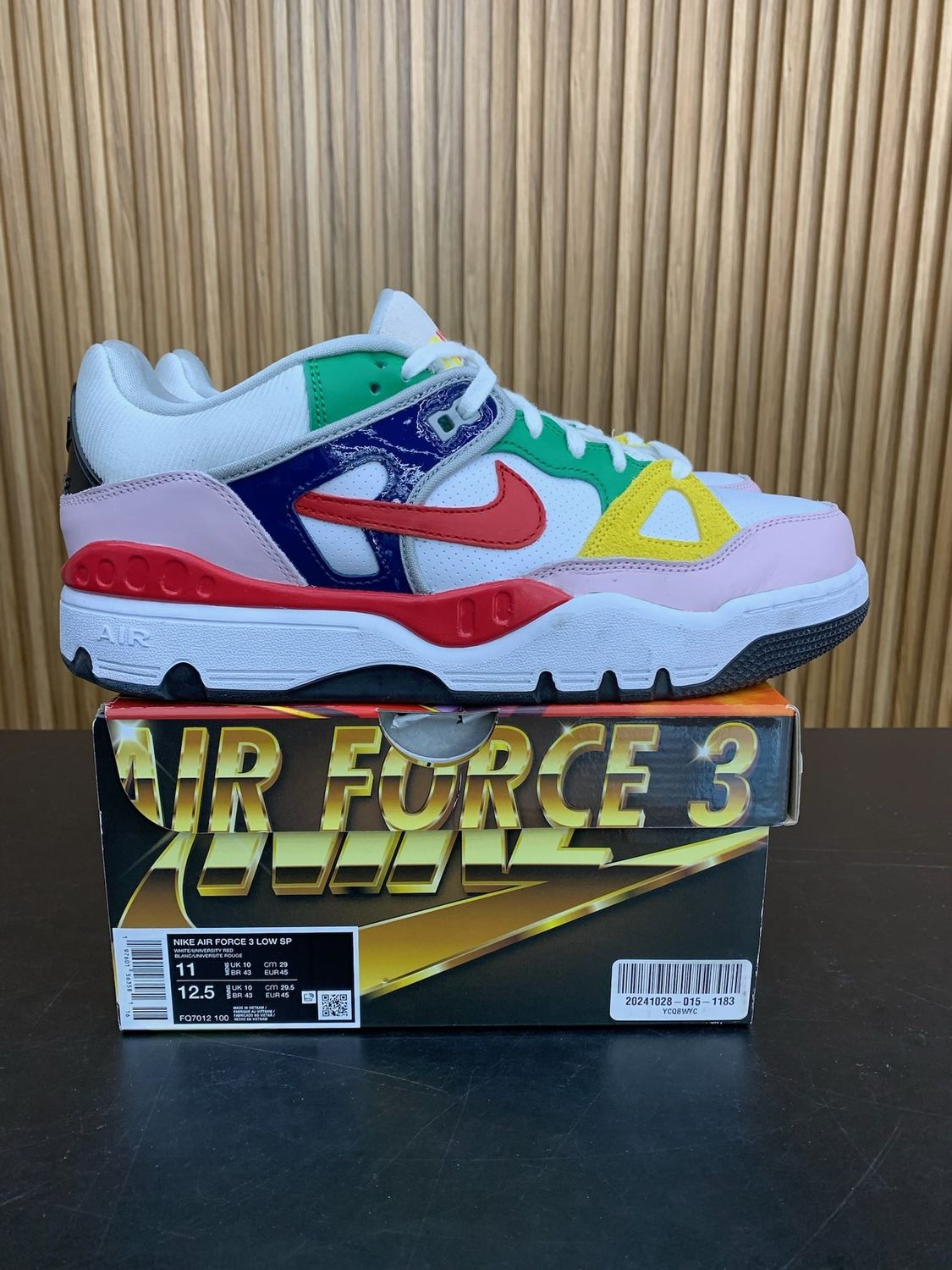 Nike Air Force 3 Low SP Nigo White Size 11, PREOWNED