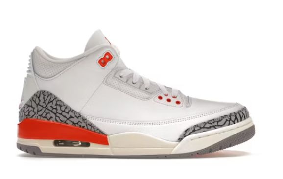 Jordan 3 Retro Georgia Peach (Women's) Size 8.5W, DS BRAND NEW*