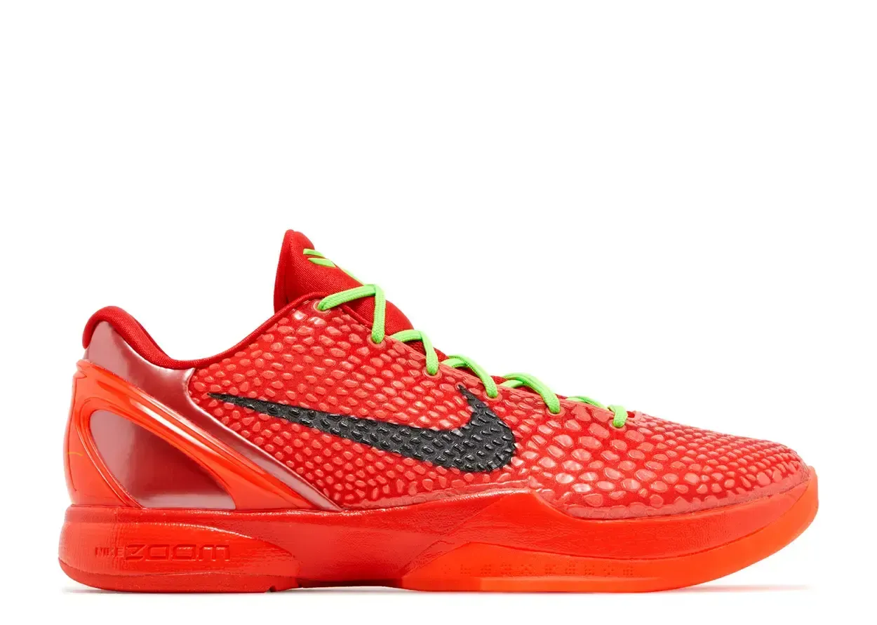 Nike Kobe 6 Protro Reverse Grinch Size 9, DS BRAND NEW