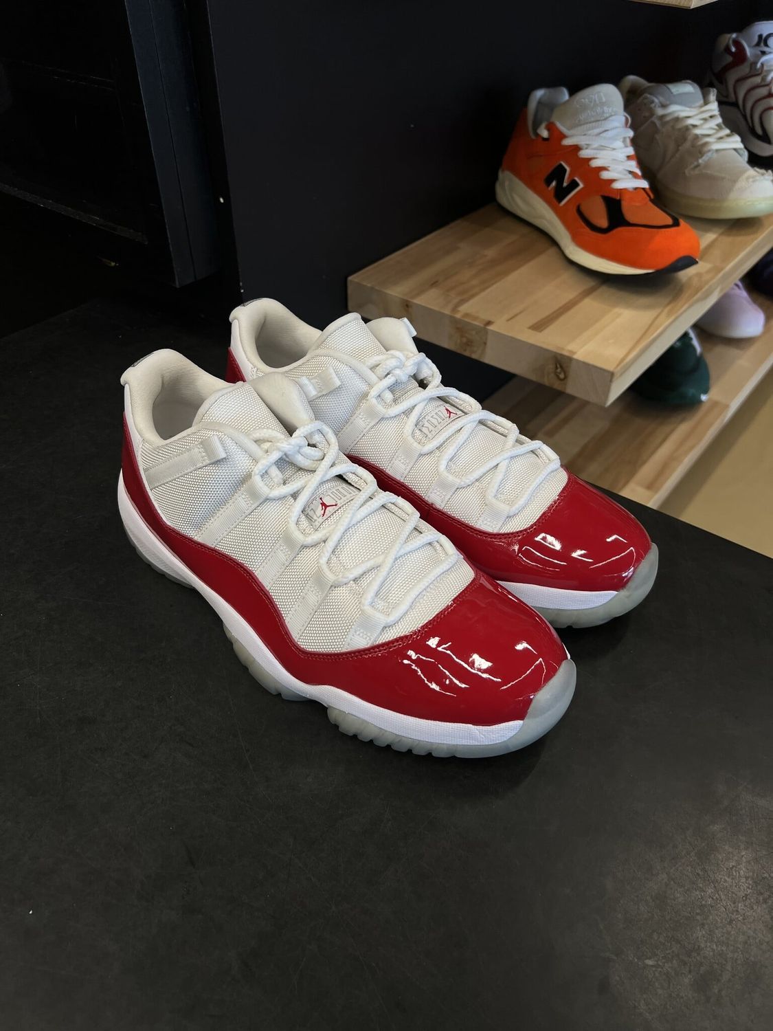 Jordan 11 Retro Low Cherry (2016) Size 12, PREOWNED NO BOX*