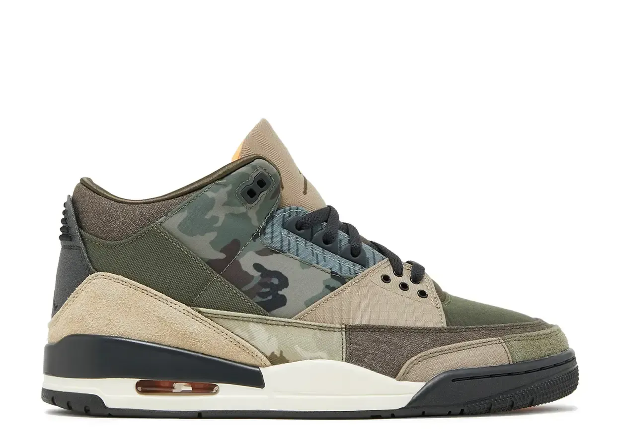 Jordan 3 Retro Patchwork Camo Size 11, DS BRAND NEW*