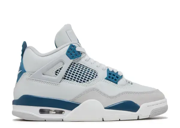 Jordan 4 Retro Military Blue (2024) Size 11, DS BRAND NEW DAMAGED BOX