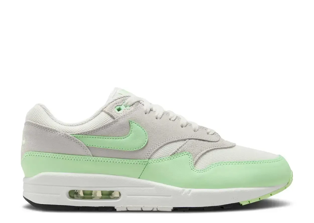 Nike Air Max 1 Essential Summit White Photon Dust Vapor Green Size 10.5, DS BRAND NEW*