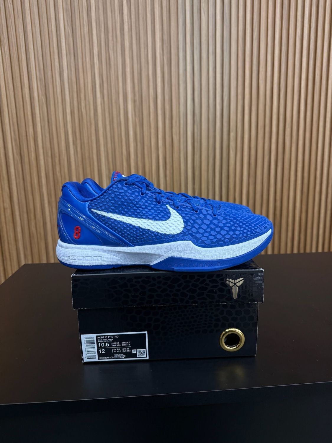 Nike Kobe 6 Protro Dodgers Size 10.5, PREOWNED*