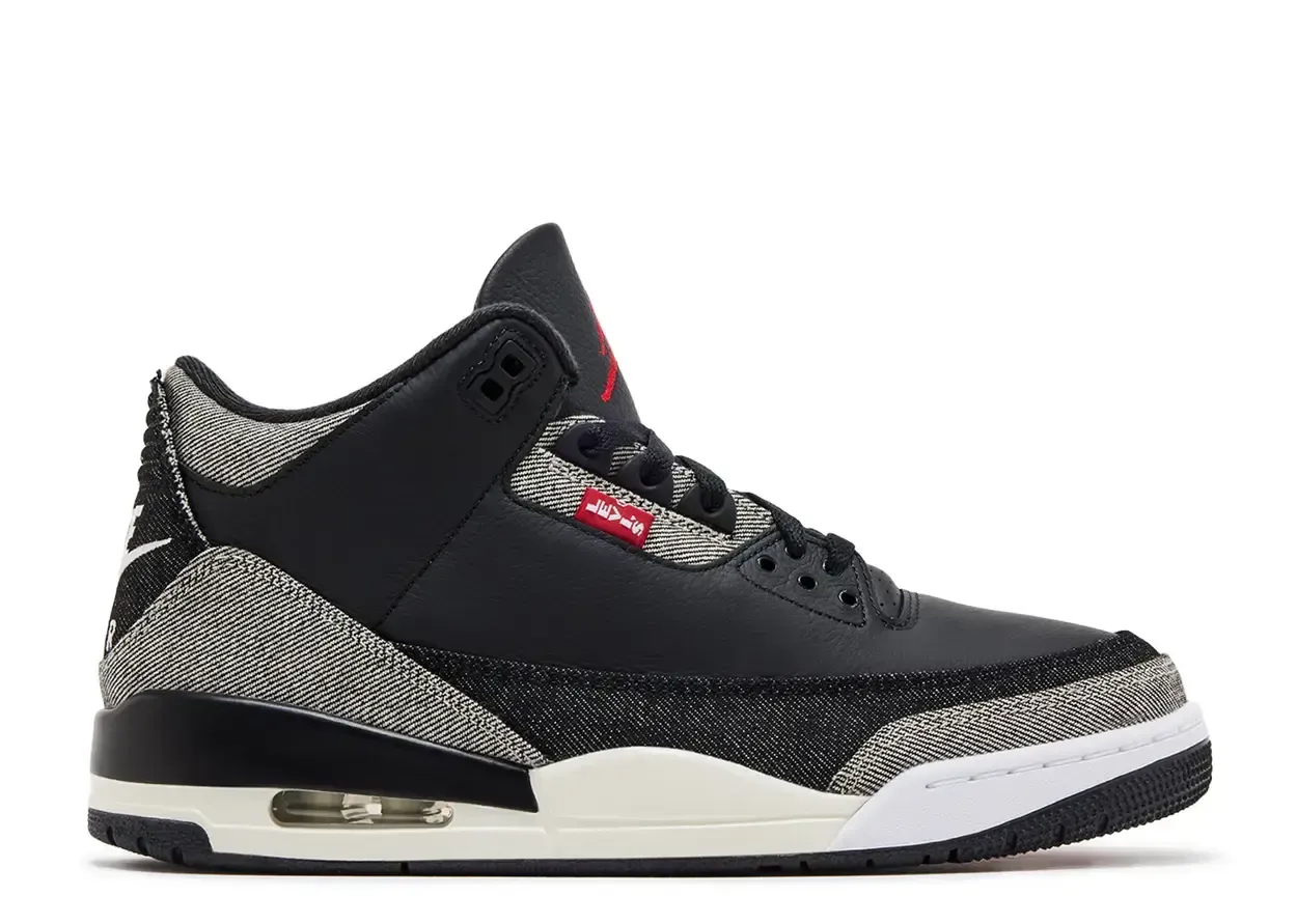 Jordan 3 Retro Levi’s Black Size 10.5, DS BRAND NEW*