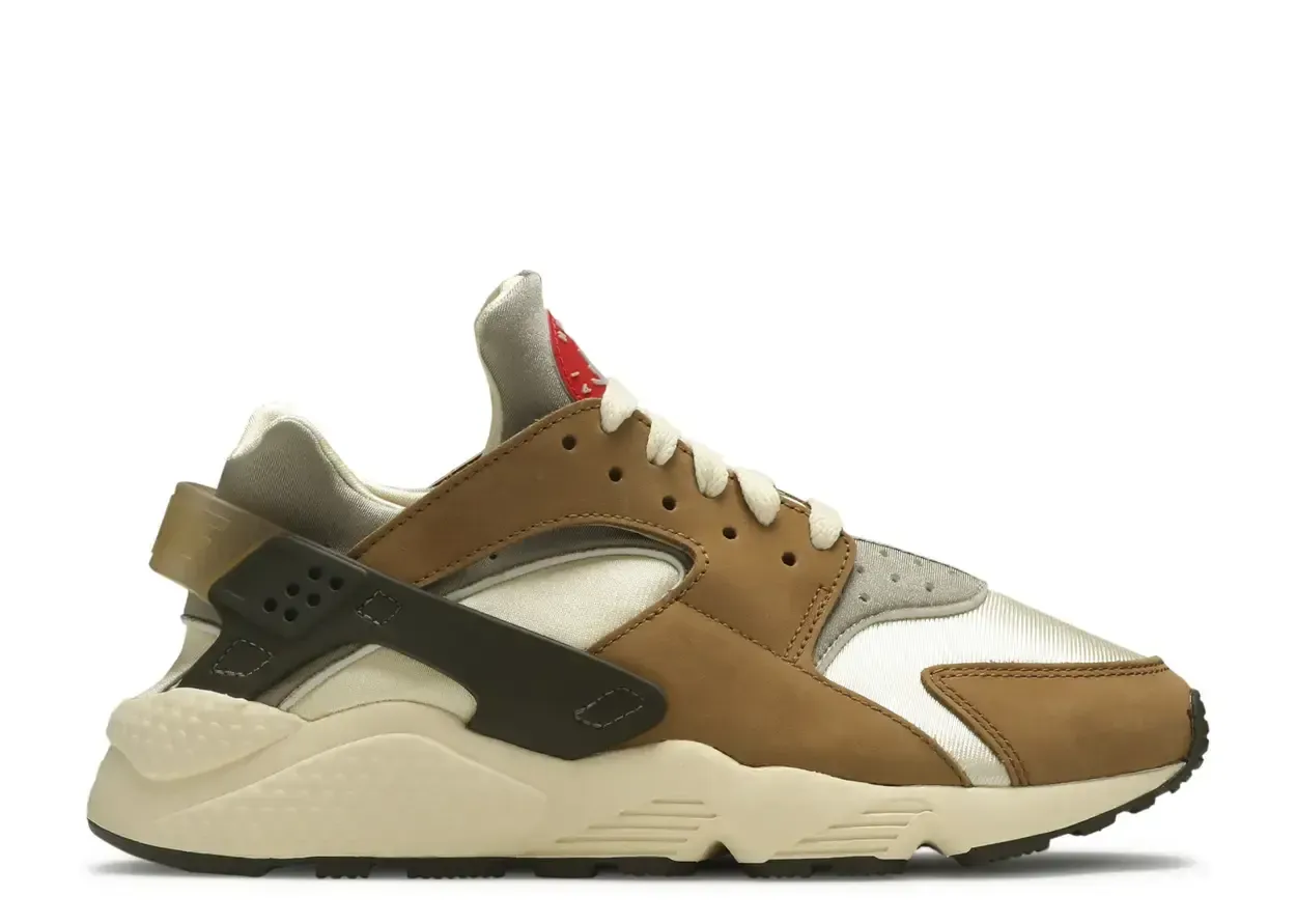 Nike Air Huarache Stussy Desert Oak (2021) Size 11.5, DS BRAND NEW*