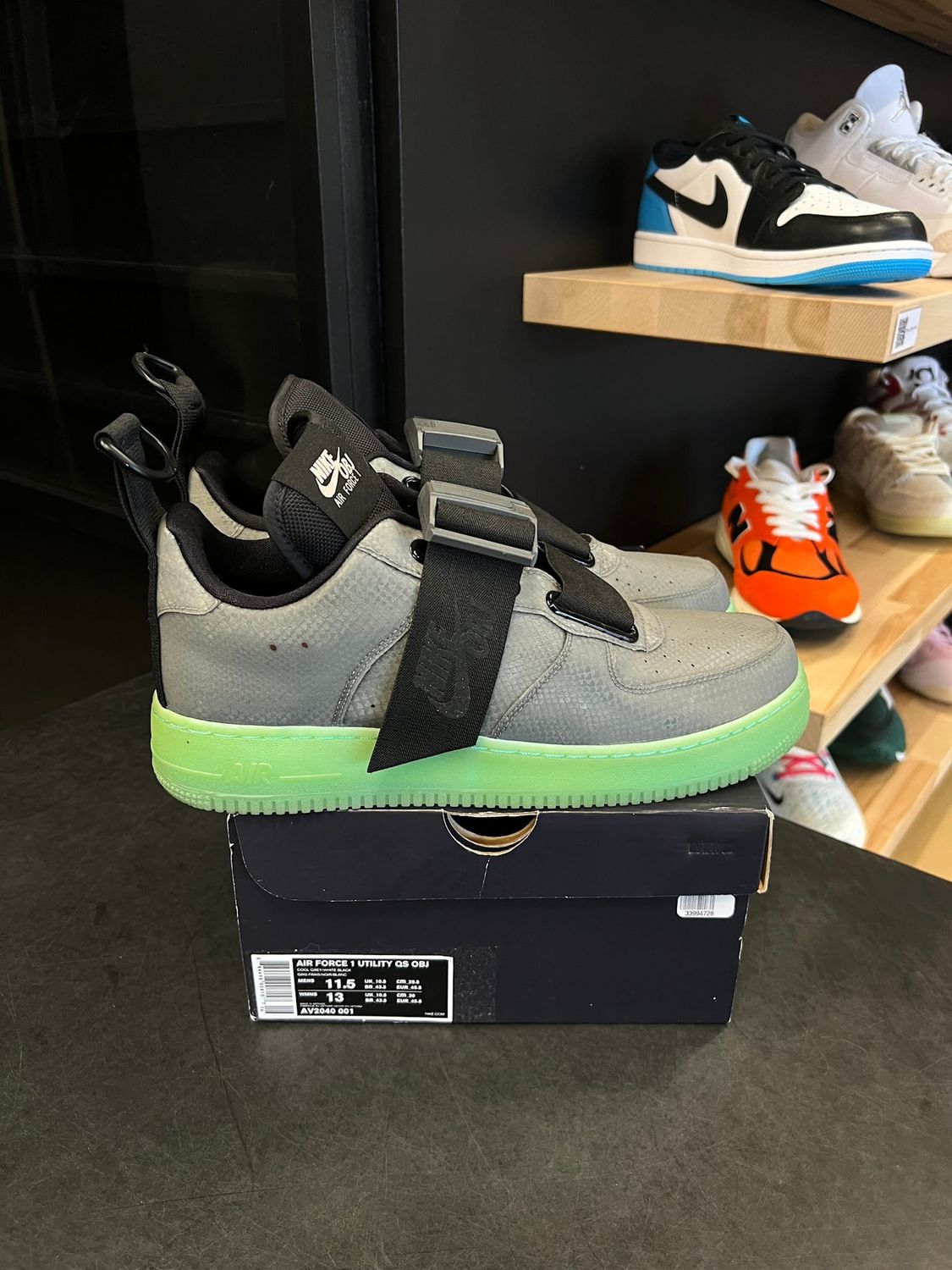 Nike Air Force 1 Utility Odell Beckham Jr Size 11.5, PREOWNED