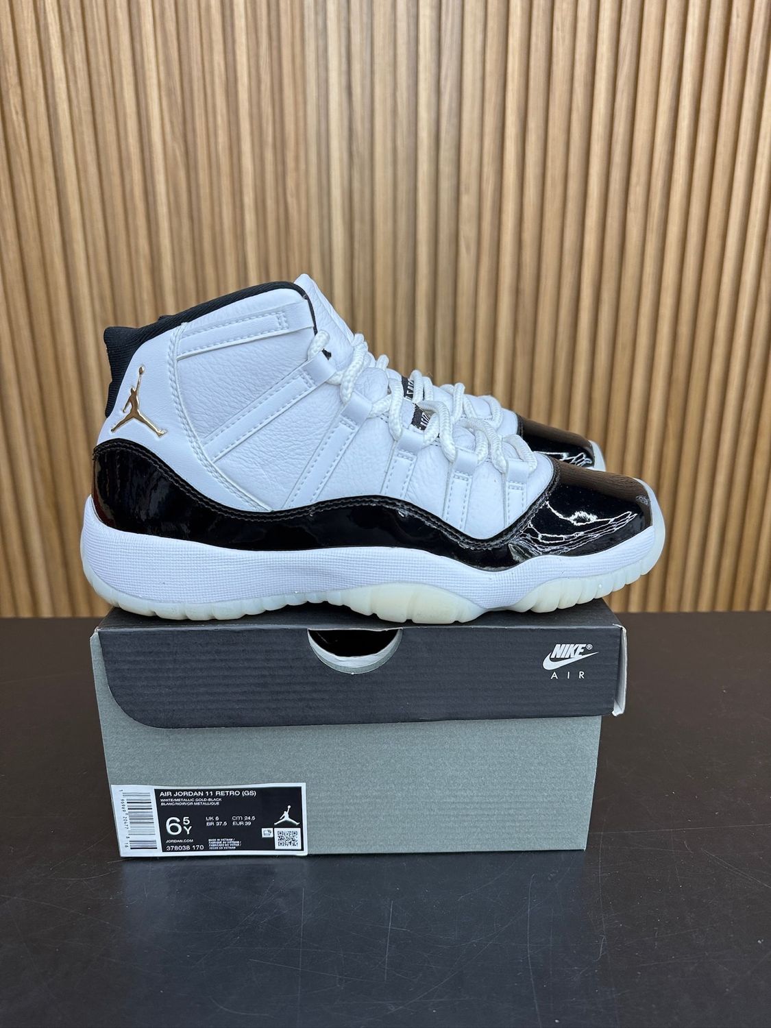 Jordan 11 Retro DMP Gratitude (2023) (GS) Size 6.5Y, PREOWNED*