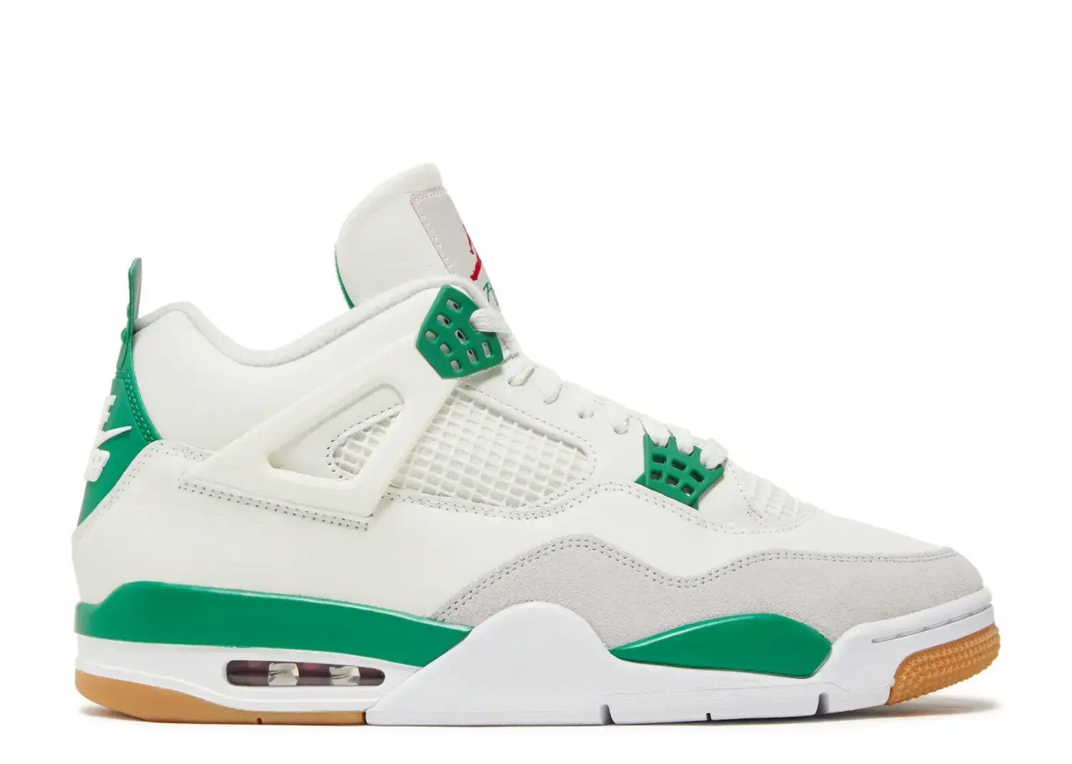 Jordan 4 Retro SB Pine Green Size 5.5, DS BRAND NEW DAMAGED LID